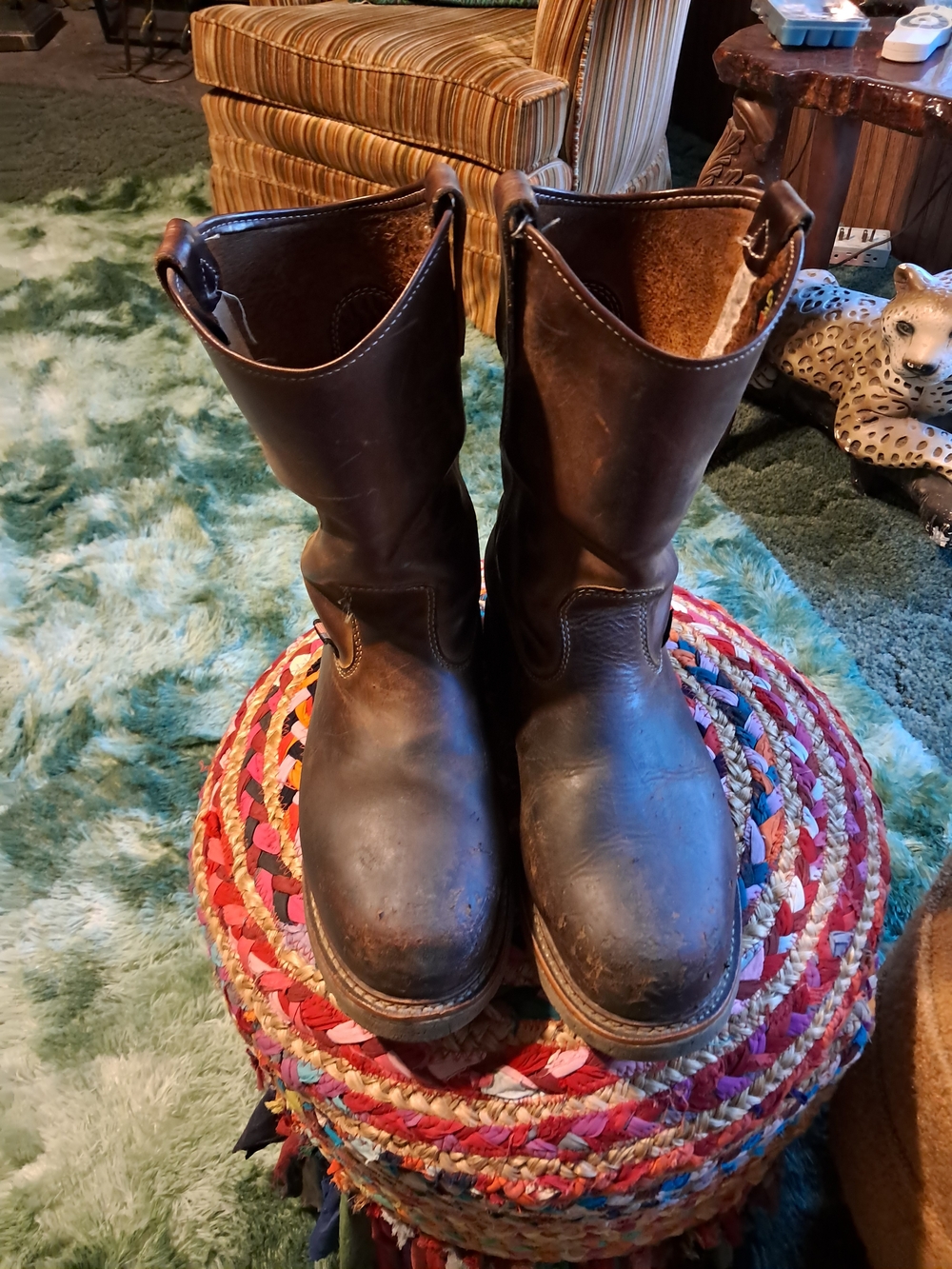 Thorogood Pull-On Work Boots - Brown